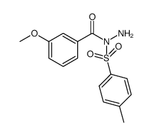 N-(3-methoxybenzoyl)-4-methylbenzenesulfonohydrazide Structure