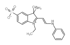 1-ETHYL-3,3-DIMETHYL-2-(2-(PHENYLAMINO)VINYL)-3H-INDOL-1-IUM-5-SULFONATE picture