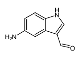 1H-Indole-3-carboxaldehyde, 5-amino- (9CI)结构式