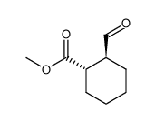 methyl trans-2-formylcyclohexanecarboxylate Structure