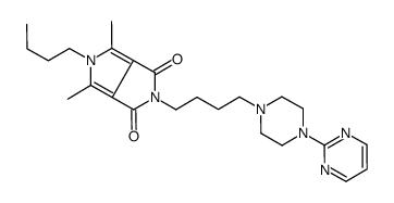 2-butyl-1,3-dimethyl-5-[4-(4-pyrimidin-2-ylpiperazin-1-yl)butyl]pyrrolo[3,4-c]pyrrole-4,6-dione Structure