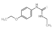 3-(4-ethoxyphenyl)-1-ethyl-thiourea structure