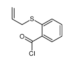 Benzoyl chloride, 2-(2-propenylthio)- (9CI) structure