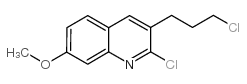 2-Chloro-3-(3-chloropropyl)-7-methoxyquinoline结构式