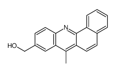 9-HYDROXYMETHYL-7-METHYLBENZ[C]ACRIDINE structure