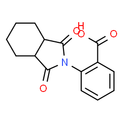 2-(1,3-DIOXO-OCTAHYDRO-ISOINDOL-2-YL)-BENZOIC ACID结构式