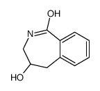 4-Hydroxy-2,3,4,5-tetrahydro-1H-2-benzazepin-1-one结构式
