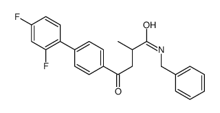 N-benzyl-4-[4-(2,4-difluorophenyl)phenyl]-2-methyl-4-oxobutanamide Structure
