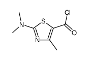 5-Thiazolecarbonyl chloride, 2-(dimethylamino)-4-methyl- (9CI) Structure