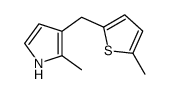 2-methyl-3-[(5-methylthiophen-2-yl)methyl]-1H-pyrrole Structure