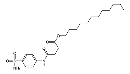dodecyl 4-oxo-4-(4-sulfamoylanilino)butanoate Structure