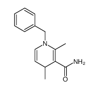 1-benzyl-2,4-dimethyl-1,4-dihydronicotinamide Structure