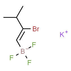 Potassium (Z)-2-bromo-3-methylbut-1-enyltrifluoroborate Structure