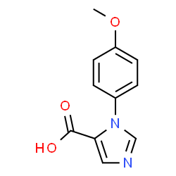 1-(4-Methoxyphenyl)-1H-imidazole-5-carboxylic acid structure