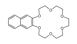 2,3-naphtho-18-crown-6 structure