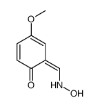 6-[(hydroxyamino)methylidene]-4-methoxycyclohexa-2,4-dien-1-one结构式