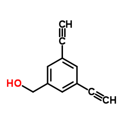 (3,5-Diethynylphenyl)methanol Structure