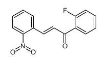 1-(2-fluorophenyl)-3-(2-nitrophenyl)prop-2-en-1-one结构式