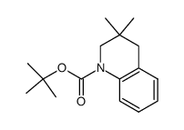 1-tert-butyloxycarbonyl-1,2,3,4-tetrahydro-3,3-dimethylquinoline Structure