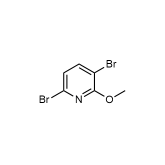 3,6-Dibromo-2-methoxypyridine Structure