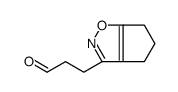4H-Cyclopent[d]isoxazole-3-propanal,5,6-dihydro-(9CI)结构式