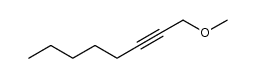 1-methoxy-2-octyne Structure