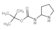 吡咯烷-2-氨基甲酸叔丁酯结构式
