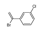 3-chloro-α-bromostyrene Structure