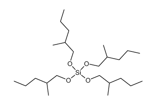 SILICICACID,TETRA-2-METHYL-1-PENTYLESTER Structure