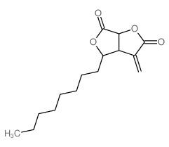 Furo(3,4-b)furan-2,6(3H,4H)-dione, dihydro-3-methylene-4-octyl- (VAN) (8CI)结构式