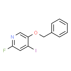 5-(Benzyloxy)-2-fluoro-4-iodopyridine structure
