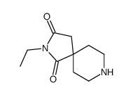 2-Ethyl-2,8-diazaspiro[4.5]decane-1,3-dione Structure