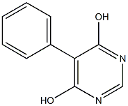 5-Phenyl-4,6-Pyrimidinediol结构式