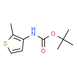 Carbamic acid, (2-methyl-3-thienyl)-, 1,1-dimethylethyl ester (9CI) Structure