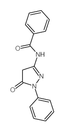 N-(5-oxo-1-phenyl-4H-pyrazol-3-yl)benzamide结构式