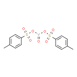 oxobis(toluene-p-sulphonato)vanadium structure