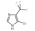 5-溴-4-三氟甲基-1H-咪唑结构式