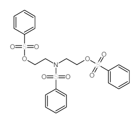 Benzenesulfonamide,N,N-bis[2-[(phenylsulfonyl)oxy]ethyl]- structure