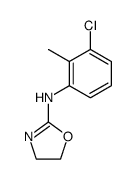 (3-Chloro-2-methyl-phenyl)-(4,5-dihydro-oxazol-2-yl)-amine Structure