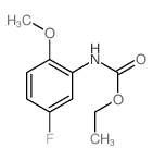 Carbanilic acid,5-fluoro-2-methoxy-, ethyl ester (7CI,8CI)结构式