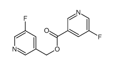(5-fluoropyridin-3-yl)methyl 5-fluoropyridine-3-carboxylate结构式