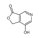 Furo[3,4-c]pyridin-3(1H)-one, 7-hydroxy- (9CI) structure