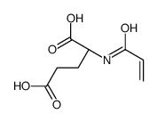 (2S)-2-(prop-2-enoylamino)pentanedioic acid Structure