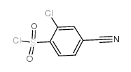 2-吕-4-氰苯-1-磺酰氯结构式