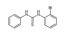 1-(2-bromophenyl)-3-phenylthiourea Structure