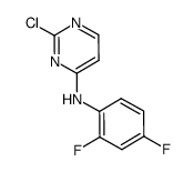 2-Chloro-4-(2,4-difluoroanilino)pyrimidine结构式