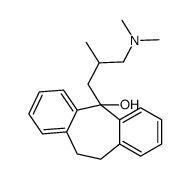 5-[3-(Dimethylamino)-2-methylpropyl]-10,11-dihydro-5H-dibenzo[a,d]cyclohepten-5-ol结构式