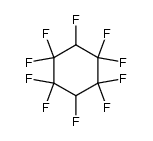 1H/4H-decafluorocyclohexane Structure