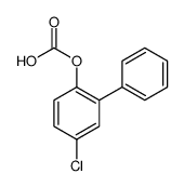 Carbonic acid 4-chlorophenylphenyl ester Structure