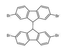 2,2',7,7'-tetrabromo-9-fluorenyl dimer结构式